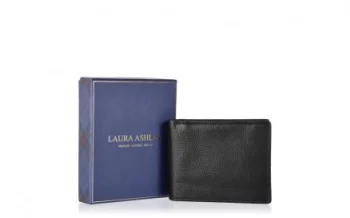 Black Boxed Leather Wallet