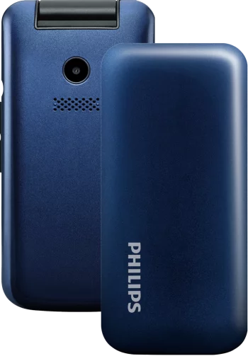 Кнопочный телефон Philips(Xenium E255 Blue)