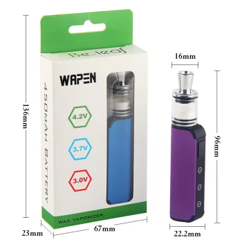 Min.1set Wax Vaporizer Kit 450mAh Variable Voltage Vape Mod Imini Preheating Battery With Ceramic Waxx Atomizer Dab Rig All-In-One
