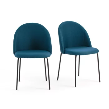 Комплект из 2 стульев NORDIE LaRedoute(La Redoute единый размер синий)