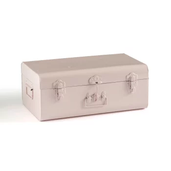 Сундук-чемодан LaRedoute(Из металла Masa единый размер розовый)