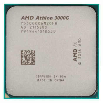 Процессор AMD Athlon 3000G, SocketAM4, TRAY [yd3000c6m2ofh]