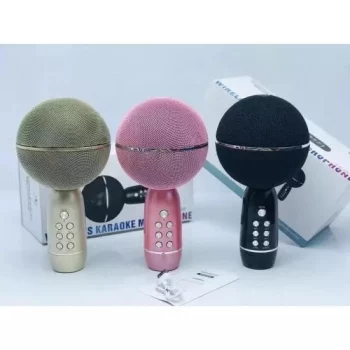 Беспроводной караоке микрофон Wireless Karaoke Microphone YS-08, розовый
