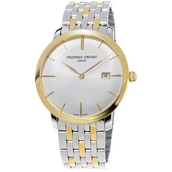 Швейцарские наручные  мужские часы Frederique Constant FC-306V4S3B2. Коллекция Slim Line Automatic