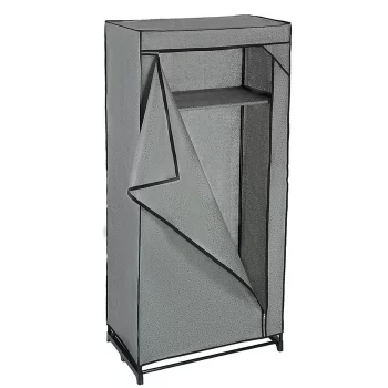 Шкаф для одежды 75х46х160 см, серый
