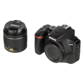 Зеркальный фотоаппарат NIKON D3500 kit ( 18-55mm non VR AF-P), черный