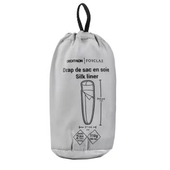 Silk Trekking Bag Cover - White - No Size By FORCLAZ | Decathlon