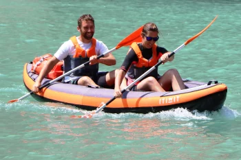 Kayak, Stand Up Paddle and Dinghy Buoyancy Vest - Orange - 60-80kg By ITIWIT | Decathlon