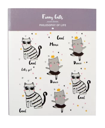 Дневник (165*200мм), 48л. Be Smart "Funny cats" для старших классов, мягкий переплет N907